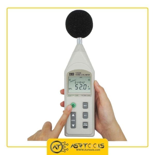 صوت سنج دیتالاگر تی ای اس مدل TES-1352S-0-TES 1352S Programmable Sound Level Meter