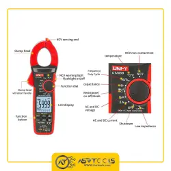 مولتی متر کلمپی یونی تی مدل UNI-T UT206B-0-UNI-T UT206B Digital Clamp Meters UT200 1000A Series