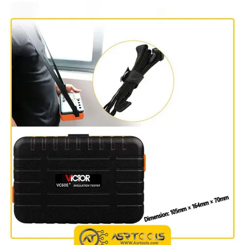 میگر دیجیتال ویکتور مدل +Victor VC-60B-0-Insulation Tester VICTOR VC60B+