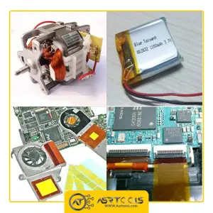 چسب نسوز کپتون مدل Kapton 30mm-0-Kapton Tape BGA High Temperature Heat Resistant Polyimide PCB BGA Wave Soldering 30mm