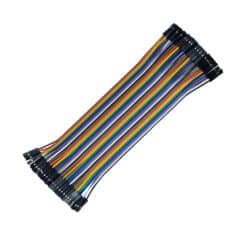 سیم فلت برد بورد دو سر ماده مدل FF-20cm مجموعه 40 عددی