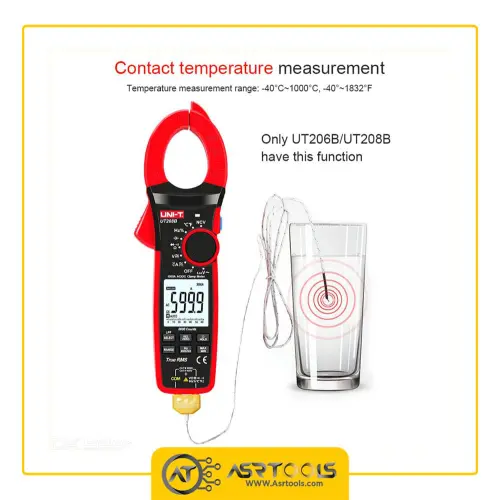 مولتی متر کلمپی یونی تی مدل UNI-T UT207B