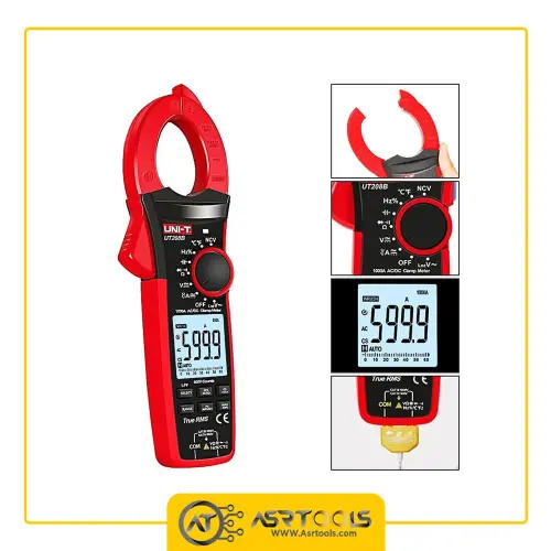 مولتی متر کلمپی یونی تی مدل UNI-T UT208B asrtools