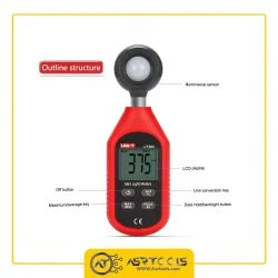 لوکس متر یونی تی مدل UNI-T UT383 عصرتولز