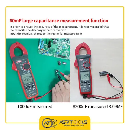 مولتی متر کلمپی یونی تی مدل UNI-T UT208B asrtools