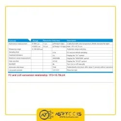لوکس متر یونی تی مدل UNI-T UT383 عصرتولز