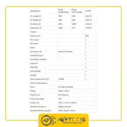 UNI-T UT118B Pen Type Digital Multimeter-0-مولتی متر قلمی یونی تی مدل UNI-T UT118B