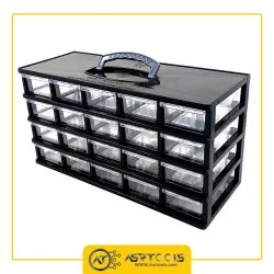 toolbox-20-drawers-ghanad-plast-A04-0-جعبه ابزار 20 کشو قناد پلاست مدل A04