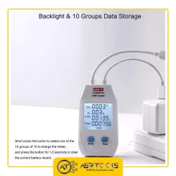 تستر درگاه USB یونی تی مدل UNI-T UT658DUAL-0-UNI-T UT658DUAL USB Tester