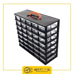 جعبه ابزار 35 کشو قناد پلاست مدل A07-0-toolbox-35-drawers-ghanad-plast-a07