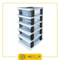 جعبه ابزار 5 کشو قناد پلاست مدل E05-0-toolbox-5-drawers-ghanad-plast-E05