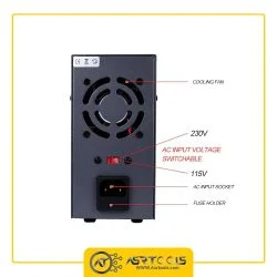 منبع تغذیه وانپتک مدل wanptek KPS305D-0-WANPTEK KPS305D dc power supply