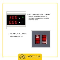 منبع تغذیه وانپتک مدل wanptek KPS305D-0-WANPTEK KPS305D dc power supply