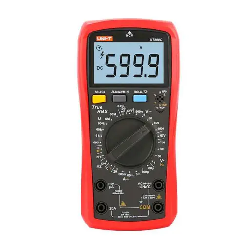 مولتی متر دیجیتال یونی تی مدل UNI-T UT-890C-0-UNI-T UT890C Digital Multimeter TRUE RMS