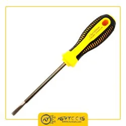 پیچ گوشتی دو سو 10 سانتی متر مدل 100×5-0-chrome-vanadium-screwdriver-5x100mm-y20745