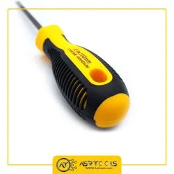 پیچ گوشتی دو سو 10 سانتی متر مدل 100×5-0-chrome-vanadium-screwdriver-5x100mm-y20745