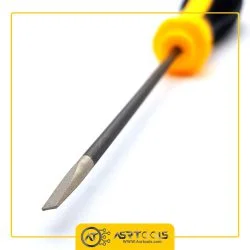 پیچ گوشتی دو سو 7.5 سانتی متر مدل 75×3-0-chrome-vanadium-screwdriver-3x75mm-y20745