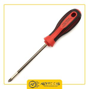 پیچ گوشتی چهارسو 10 سانتی متر مدل 100×5-0-chrome-vanadium-screwdriver-5x100mm-20745