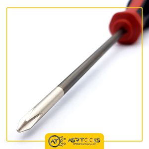 پیچ گوشتی چهارسو 10 سانتی متر مدل 100×5-0-chrome-vanadium-screwdriver-5x100mm-20745