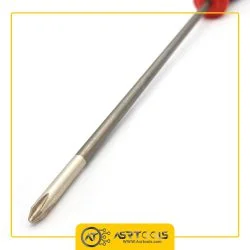 پیچ گوشتی چهارسو 20 سانتی متر مدل 200×6-0-chrome-vanadium-screwdriver-6x200mm-20745