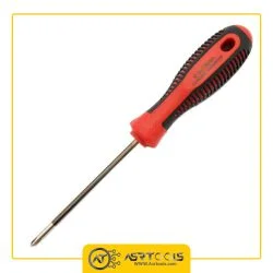پیچ گوشتی چهارسو 7.5 سانتی متر مدل 75×3-0-chrome-vanadium-screwdriver-3x75mm-20745
