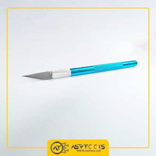 کاتر قلمی مدل 306 همراه با 3 عدد تیغ-0-Aluminum Precision Art Knife Model Carving Graver Knife with 3 PCS Blades Model making tools metal engraving knife