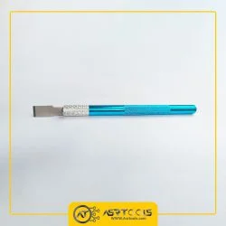 کاتر قلمی مدل 306 همراه با 3 عدد تیغ-0-Aluminum Precision Art Knife Model Carving Graver Knife with 3 PCS Blades Model making tools metal engraving knife