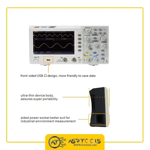اسیلوسکوپ دیجیتالی اوون مدل OWON SDS-1022 عصرتولز