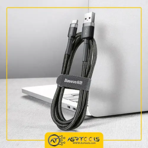 کابل تبدیل USB به USB-C باسئوس مدل Baseus CATKLF-CG1 Cafule طول 2 متر asrtools