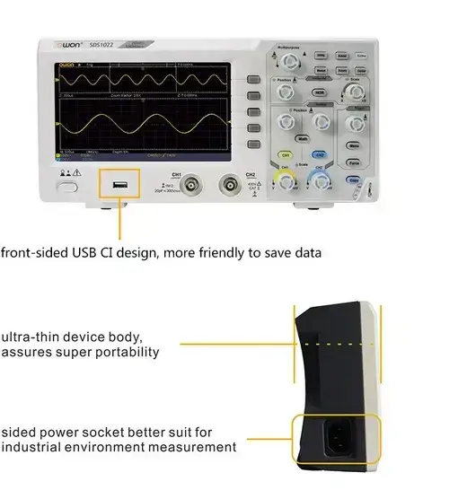 اسیلوسکوپ دیجیتالی اوون مدل OWON SDS-1022