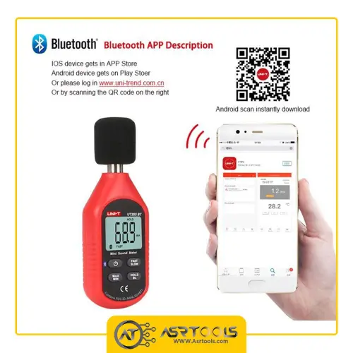 ut353-bt-mini-sound-level-meter-0-صوت سنج دیجیتال یونی تی مدل UNI-T UT353BT