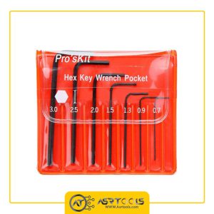 آچار آلن پروسکیت مدل Proskit 8pk-022 مجموعه 7 عددی asrtools