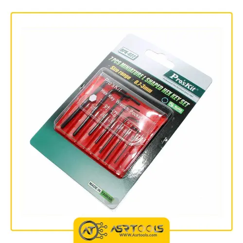 آچار آلن پروسکیت مدل Proskit 8pk-022 مجموعه 7 عددی asrtools