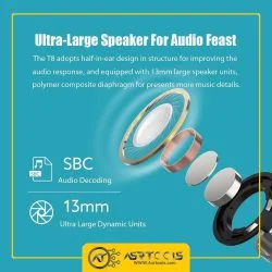 هدفون بی سیم کیو سی وای مدلQCY T8 ASRTOOLS