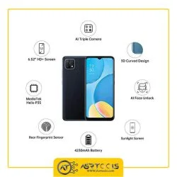 گوشی موبایل اوپو مدل OPPO A15 CPH2185 دو سیم کارت ظرفیت 32 گیگابایت و رم 3 گیگابایت asrtools
