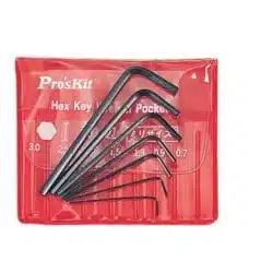 آچار آلن پروسکیت مدل Proskit 8pk-022 مجموعه 7 عددی