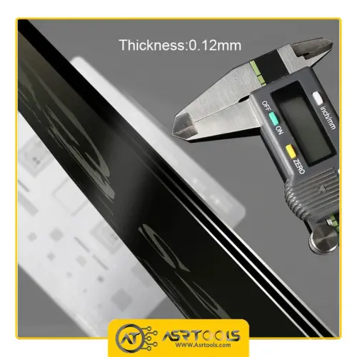 MECHANIC S24 T0.12MM PLANTING TIN STEEL NET 11 11PRO 11 PRO MAX-0-شابلون آی سی آیفون مکانیک مدل MECHANIC S24 T0.12 مناسب مدل های iPhone 11, 11 ProPro Max