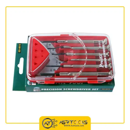 PROSKIT SD-9815 PRECISION SCREWDRIVER SET-0-ست پیچ گوشتی ساعتی پروسکیت مدل Proskit SD-9815 مجموعه 6 عددی