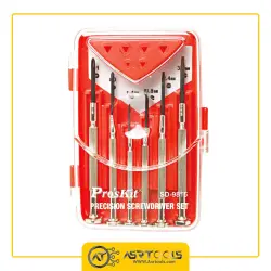 PROSKIT SD-9815 PRECISION SCREWDRIVER SET-0-ست پیچ گوشتی ساعتی پروسکیت مدل Proskit SD-9815 مجموعه 6 عددی