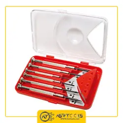 PROSKIT SD-9815 PRECISION SCREWDRIVER SET-0-ست پیچ گوشتی ساعتی پروسکیت مدل Proskit SD-9815 مجموعه 6 عددی