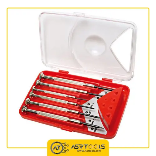 PROSKIT SD-9815 PRECISION SCREWDRIVER SET-0-ست پیچ گوشتی ساعتی پروسکیت مدل Proskit SD-9815 مجموعه 6 عددی