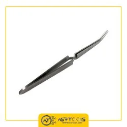 Tweezers Clip Pick-up Nail Art Multi-Functions Nail Pincher Tweezers Tool SALON-0-انبر پنس معکوس سرکج مدل SALON سایز 145 میلی متر