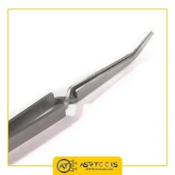 Tweezers Clip Pick-up Nail Art Multi-Functions Nail Pincher Tweezers Tool SALON-0-انبر پنس معکوس سرکج مدل SALON سایز 145 میلی متر