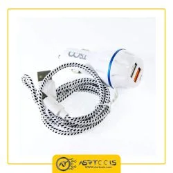 شارژر فندکی تسکو مدل TSCO TCG 28 به همراه کابل تبدیل microUSB ASRTOOLS