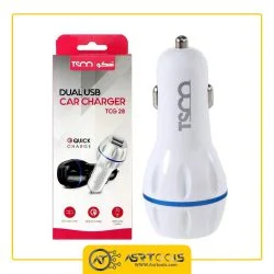 شارژر فندکی تسکو مدل TSCO TCG 28 به همراه کابل تبدیل microUSB ASRTOOLS