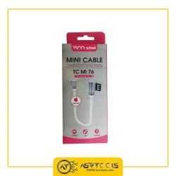 کابل تبدیل USB به لایتنینگ تسکو مدل TSCO TC MI76 طول 0.2 متر ASRTOOL