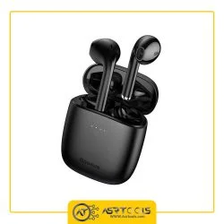 هدفون بی‌ سیم باسئوس مدل Baseus ENCOK W04 PRO همراه با محفظه شارژ بی‌سیم asrtools