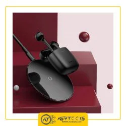 هدفون بی‌ سیم باسئوس مدل Baseus ENCOK W04 PRO همراه با محفظه شارژ بی‌سیم asrtools