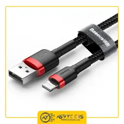 کابل تبدیل USB به لایتنینگ باسئوس مدل Baseus CALKLF-C19 Cafule طول 2 متر asrtools