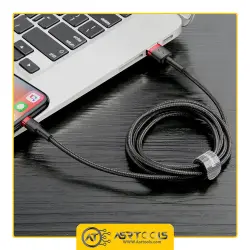 کابل تبدیل USB به لایتنینگ باسئوس مدل Baseus CALKLF-C19 Cafule طول 2 متر asrtools